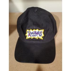 Nickelodeon Rugrats Baseball Cap Black Hat Adjustable